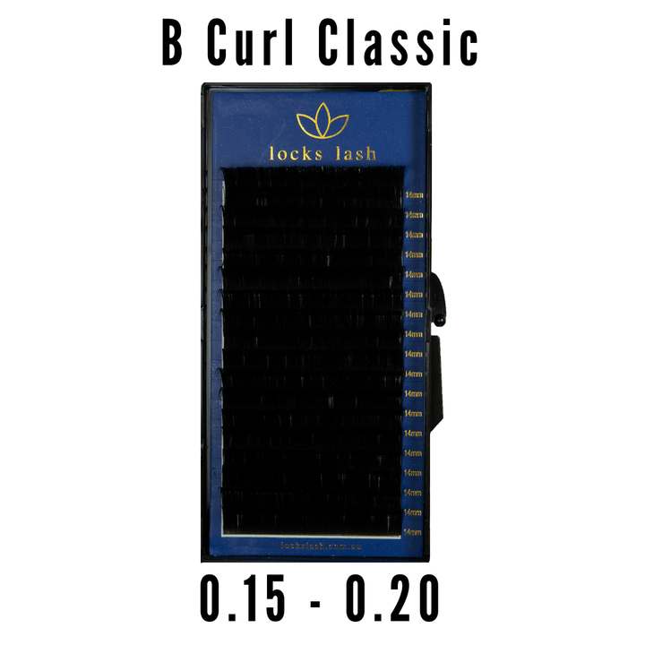 B 0.20 Curl Classic Lash Tray Multi Tray | Classic Eyelash Extensions CLEARANCE