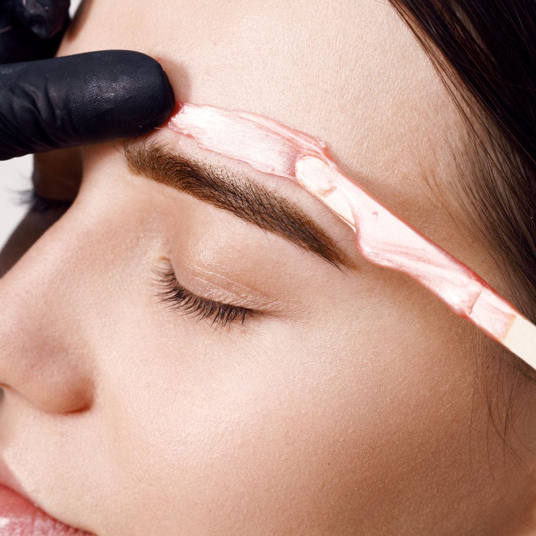 Brow and facial waxing with locks lash training