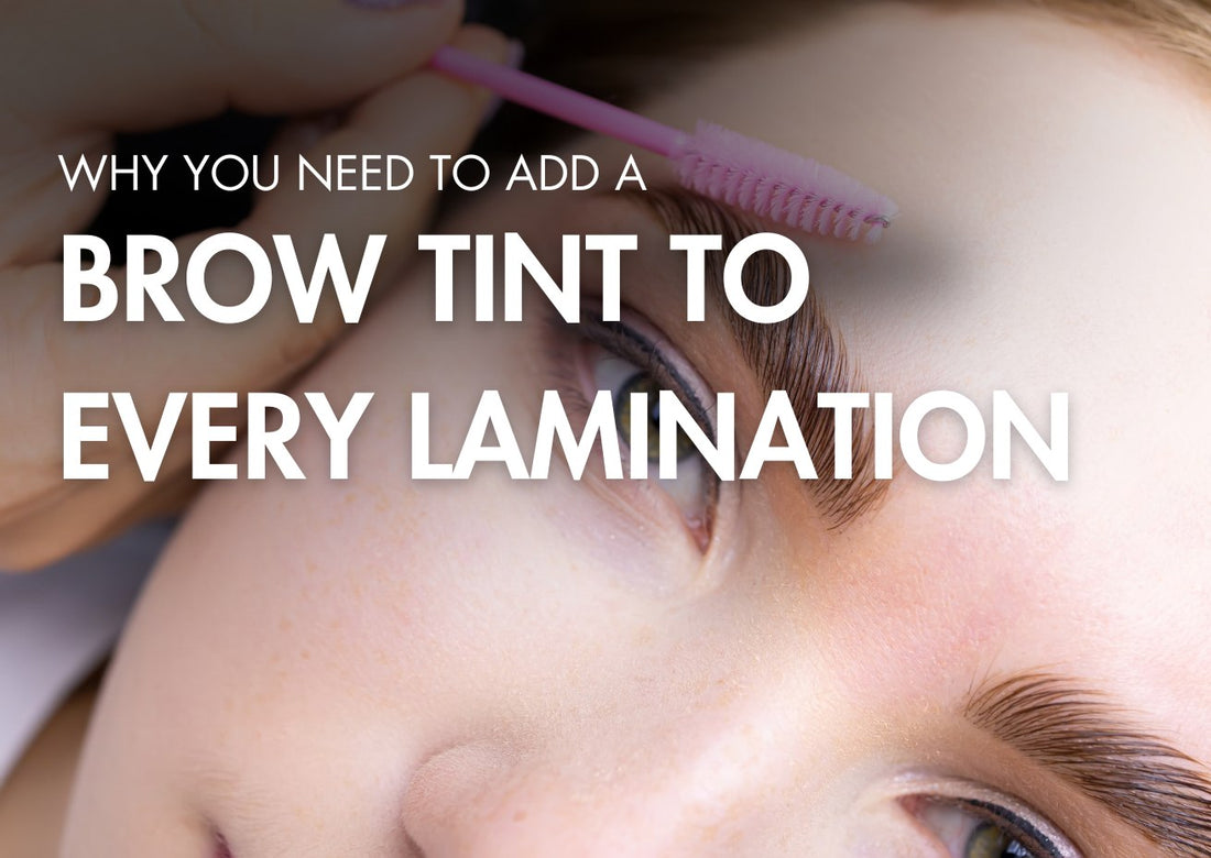 Why You Should Add a Tint to Every Brow Lamination