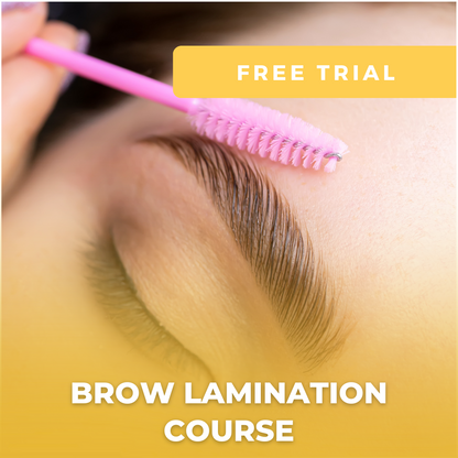 FREE Trial - Brow Lamination Online Course