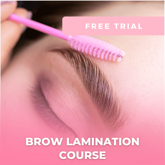 FREE Trial - Brow Lamination Online Course
