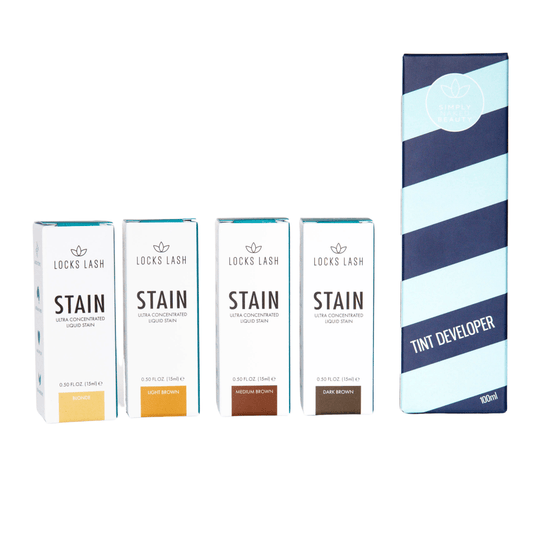 COMBO PACK: All Brow STAIN colours + Tint Developer (Hydrogen Peroxide)