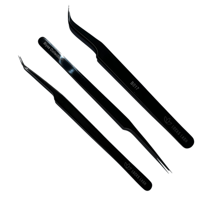 Shinny Black Tweezers - Limited Edition Collection 14cm