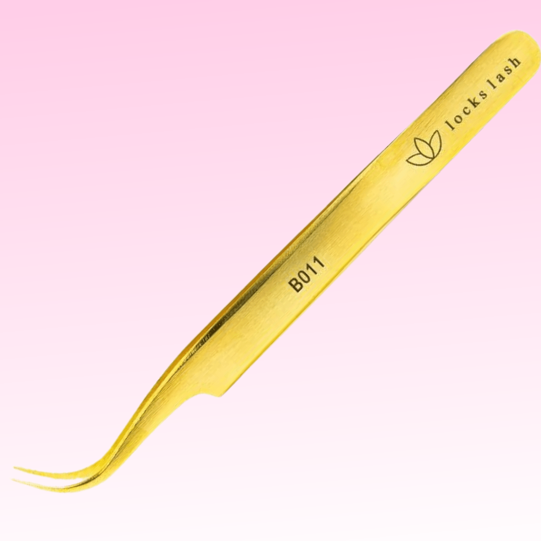 Gold Standard Curved Tweezer B011