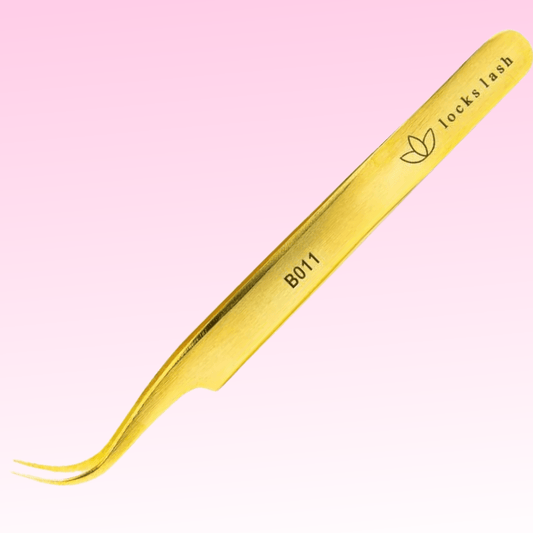 Gold Standard Curved Tweezer B011