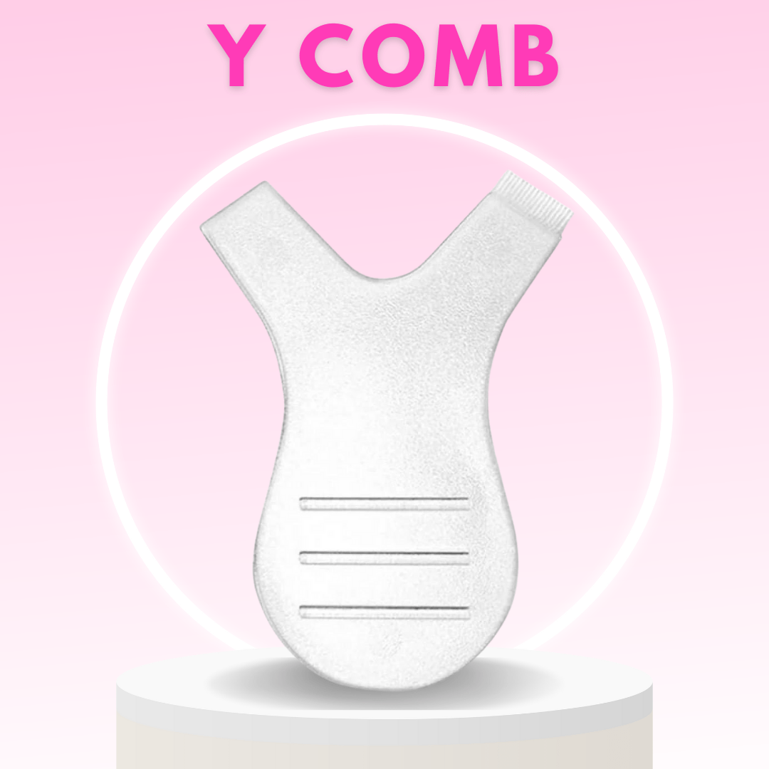 Y Comb for Brow Lamination and Lash Lift 10pk