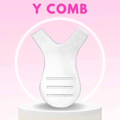 Y Comb for Brow Lamination and Lash Lift 10pk