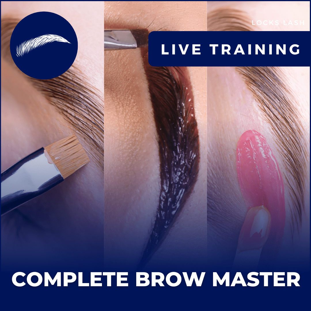 Complete Brow Master Live Training Class Locks Lash Australia