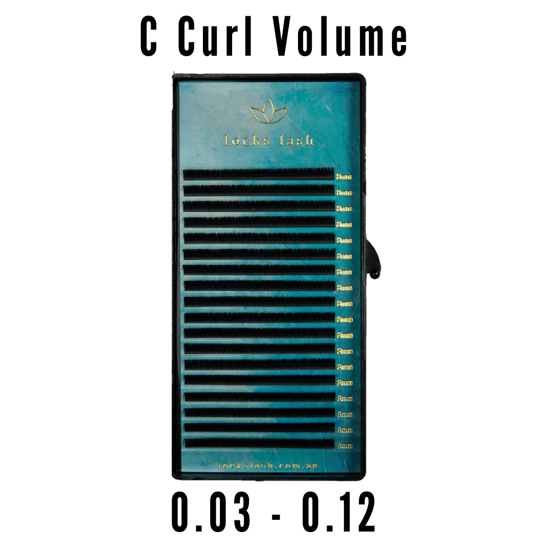 C Curl Volume Lash Trays | Volume Eyelash Extensions no