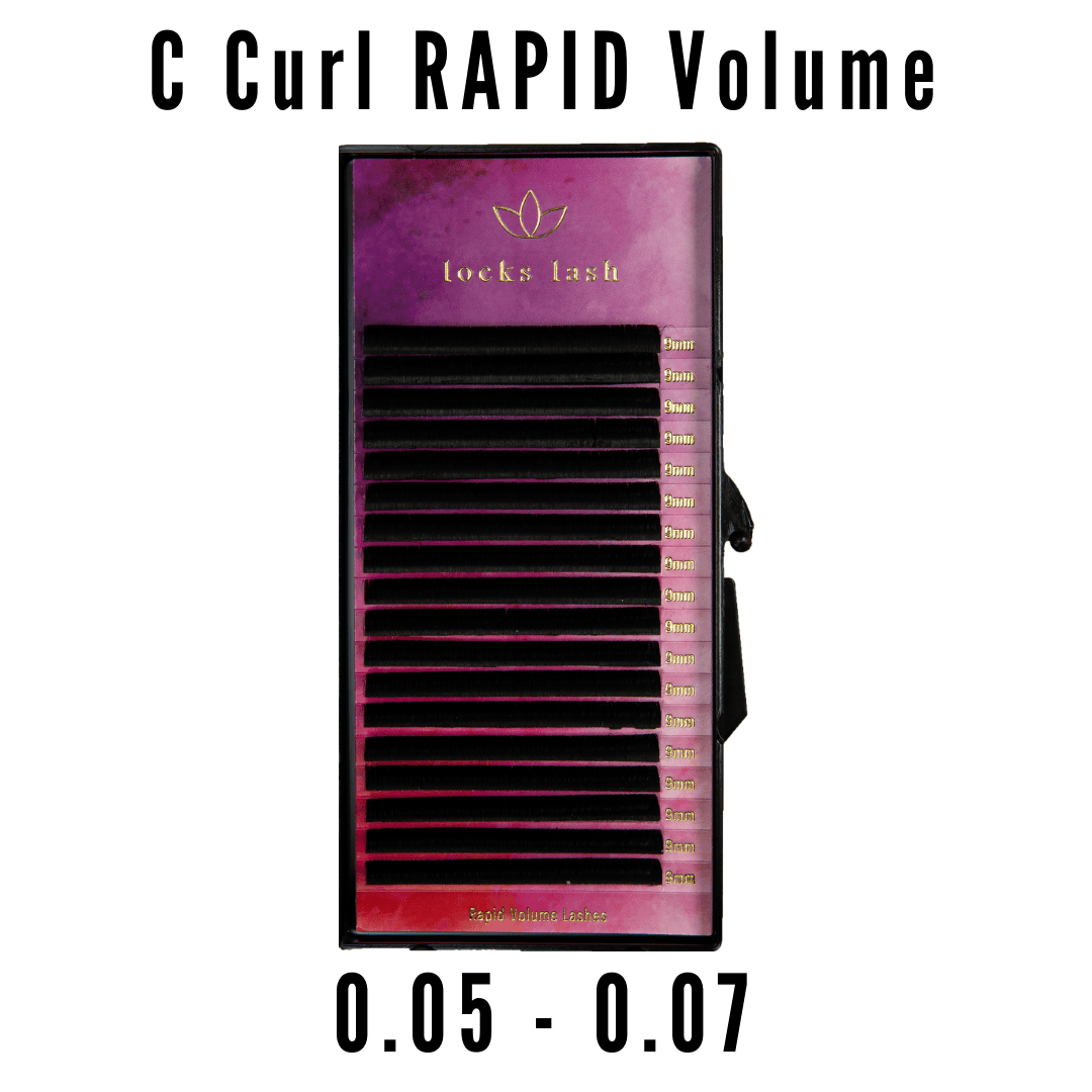 CLEARANCE RAPID Volume C Curl Lash Tray | Volume Eyelash Extensions