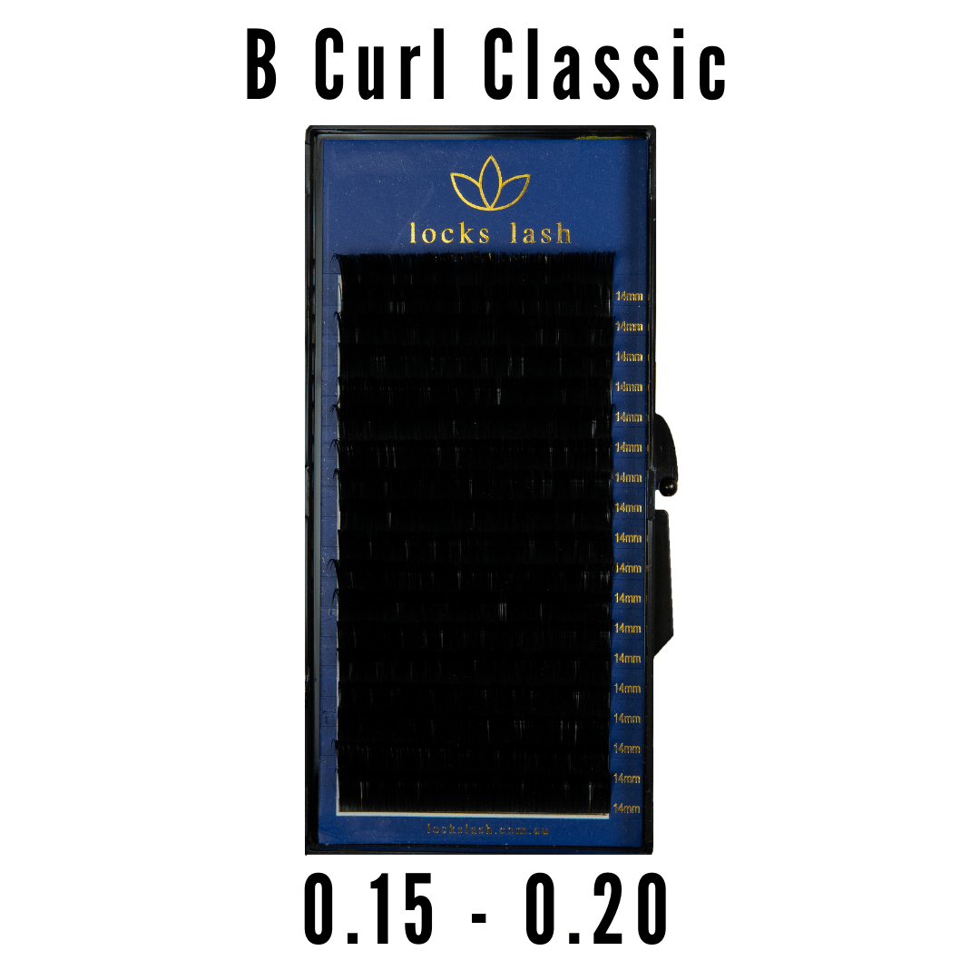 B Curl Classic Single Lengths Lash Tray | Classic Eyelash Extensions