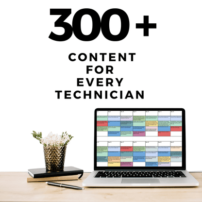 Social Media Planner 101 Days | Planner + Content