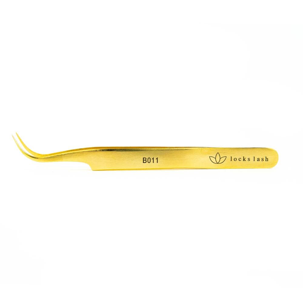 Gold Standard Curved Tweezer B011