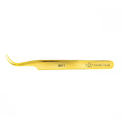 Gold Standard Curved Tweezer B011