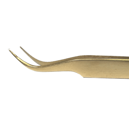 Gold Standard Curved Tweezer B011